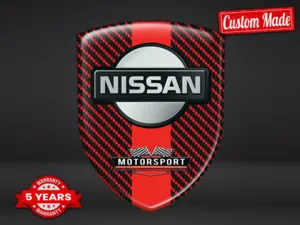 Nissan Pegatinas Resina Estilo Racing Premium Cúpula SUV
